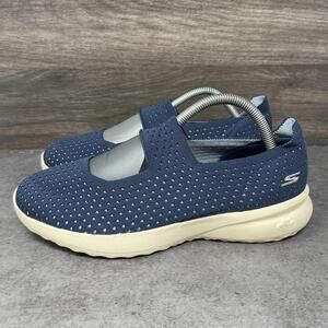 Skechers On The Go City Shoes Womens Size 9 Mary Janes Slip On Shoes Comfort Blu